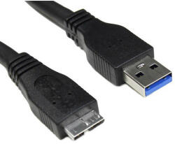 Akyga USB / microUSB-B 3.0 kábel 1.8m fekete Akyga (AK-USB-13)