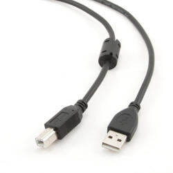 Gembird USB / USB-B kábel 1.8m fekete Gembird (CCF-USB2-AMBM-6)