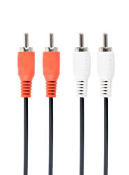 Gembird 2RCA audio kábel 1.8m Gembird (CCA-2R2R-6)