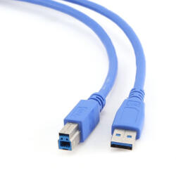 Gembird USB3 / USB-B kábel 3m kék Gembird (CCP-USB3-AMBM-10)