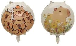 Balloons4party Balon folie rotund Capybara 2 fete 45 cm - articole-petreceri - 9,99 RON