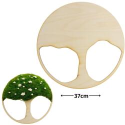  Natúr fa - Dekorálható DIY fa alap 37cm - karcsú fa