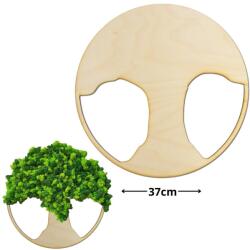  Natúr fa - Dekorálható DIY fa alap 37cm - széles fa