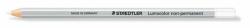 STAEDTLER Jelölőceruza, hatszögletű, mindenre író, lemosható (omnichrom), STAEDTLER "Lumocolor 108", fehér (TS1080U) - papiruniverzum