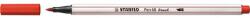 STABILO Ecsetirón, STABILO "Pen 68 brush", piros (TST56848) - papiruniverzum