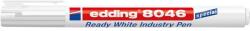edding Alkoholos marker, 1-3 mm, kúpos, ipari, EDDING "8046", fehér (TED8046) - papiruniverzum