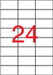 APLI Etikett, 70x37 mm, poliészter, időjárásálló, matt, APLI, áttetsző, 480 etikett/csomag (LCA1224) - papiruniverzum