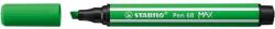 STABILO Rostirón, 1-5 mm, vágott hegy, STABILO "Pen 68 MAX", levélzöld (TST76843) - papiruniverzum
