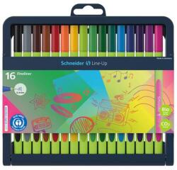 Schneider Tűfilc készlet, 0, 4 mm, SCHNEIDER "Line-Up", 16 különböző szín (TSCLINEV16) - papiruniverzum