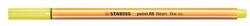 STABILO Tűfilc, 0, 4 mm, STABILO "Point 88", neon sárga (TST88024) - papiruniverzum