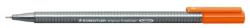 STAEDTLER Tűfilc, 0, 3 mm, STAEDTLER "Triplus 334", narancssárga (TS3344) - papiruniverzum
