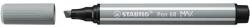 STABILO Rostirón, 1-5 mm, vágott hegy, STABILO "Pen 68 MAX", középszürke (TST76895) - papiruniverzum