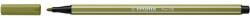 STABILO Rostirón, 1 mm, STABILO "Pen 68", sárzöld (TST6837) - papiruniverzum