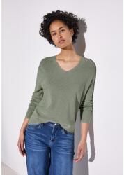 Street One OTLT Pulóver - LTD_QR_lurex v-neck sweater 2503