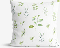 Goldea dekoratív párnahuzat - eukaliptusz levelek 45 x 45 cm