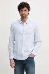 Pepe Jeans len ing ARMANDO férfi, galléros, regular, PM309028 - kék L