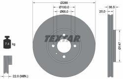 TEXTAR Disc frana TEXTAR 92302303 (92302303)