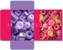 Nebulo Füzetbox A5, hullámkarton, Candy, Nebulo (HB-A5-CANDY)
