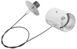 DARCO Pillangószelep Külső Tekerőgombos 150 Mm Fehér (pjss150/c/os/n-ml.b-oc-silikon)