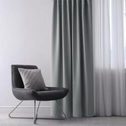decoDoma Draperie groasă blackout RESTILO argint 140 x 245 cm 1 buc