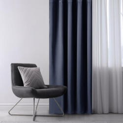 decoDoma Draperie groasă blackout RESTILO indigo 140 x 245 cm 1 buc