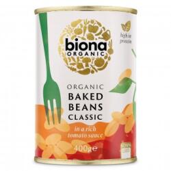 biona Fasole haricot in sos de rosii la conserva bio 400g Biona