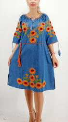 Ie traditionala Rochie din Denim traditionala Priscilla