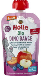 Holle Piure bio de mere cu afine si prune pentru copii, +6 luni, 100 g