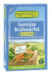 RAPUNZEL Cuburi de supa de legume bio cu putina sare, 68 g