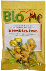 BIO Loves Me Bomboane cu ghimbir bio, 75 g