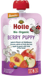Holle Piure bio de mere, piersici si fructe de padure pentru copii, + 8 luni, 100 g