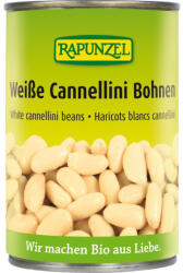 RAPUNZEL Fasole alba bio cannellini la conserva, 400 g