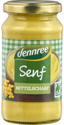 dennree Mustar usor picant, 200 ml