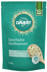 Davert Seminte de canepa bio decorticate, 150 g