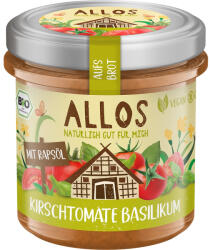Allos Crema tartinabila cu rosii cherry si busuioc, fara gluten, 140 g