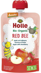 Holle Piure bio de mere rosii si capsuni pentru copii, +8 luni, 100 g