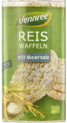 dennree Rondele ecologice din orez expandat cu sare, 100 g