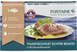 Fontaine File de ton in ulei de floarea soarelui ecologic, 120 g