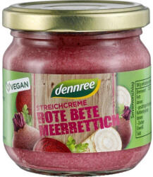 dennree Pate bio vegetal cu sfecla rosie si hrean, 180 g