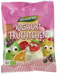 dennree Jeleuri cu iaurt si fructe ecologice, 90 g