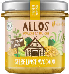 Allos Crema tartinabila cu linte galbena si avocado, fara gluten, 140 g