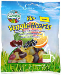 Okovital Jeleuri bio inimioare cu fructe, vegane, fara lactoza si gluten, 80 g