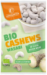 LANDGARTEN Caju bio cu wasabi, vegan si fara gluten, 50 g