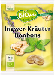 BIOdeta Bomboane bio cu ghimbir, 75 g