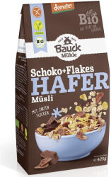Bauckhof Musli bio cu fulgi si picaturi de ciocolata, fara gluten, 425 g
