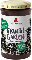 ZWERGENWIESE Gem de coacaze negre FARA ZAHAR indulcit cu nectar de agave, 225 g