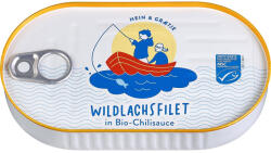 Hein Graetje File de somon salbatic in sos bio de rosii cu chili, 200 g