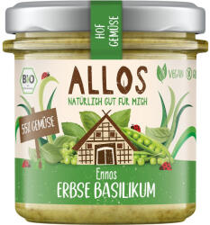 Allos Crema tartinabila cu mazare si busuioc, 135 g