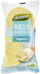 dennree Rondele din orez expandat cu crema de iaurt, 100 g