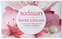 sodasan Sapun bio cu migdale si avocado, 100 g